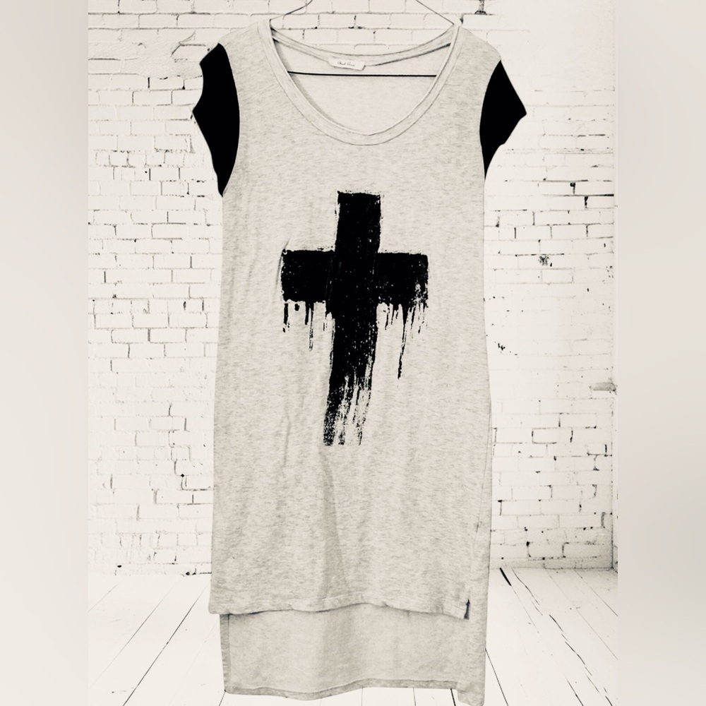 VINTAGE Rare Goth Sweatshirt Dress  Grunge Witchcore witchy goth - Picture 2 of 9